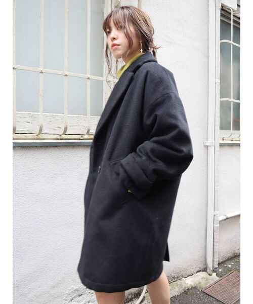 EVRIS（エヴリス）の「ドルマンルーズコート（その他アウター・レディース・ピンク/その他1/ブラック・FREE）」の10枚目の写真