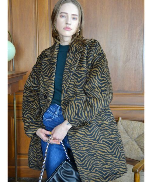 EVRIS（エヴリス）の「ドルマンルーズコート（その他アウター・レディース・ピンク/その他1/ブラック・FREE）」の7枚目の写真