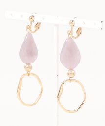 earth music&ecology | ドロップアクリルイヤリング *(イヤリング)