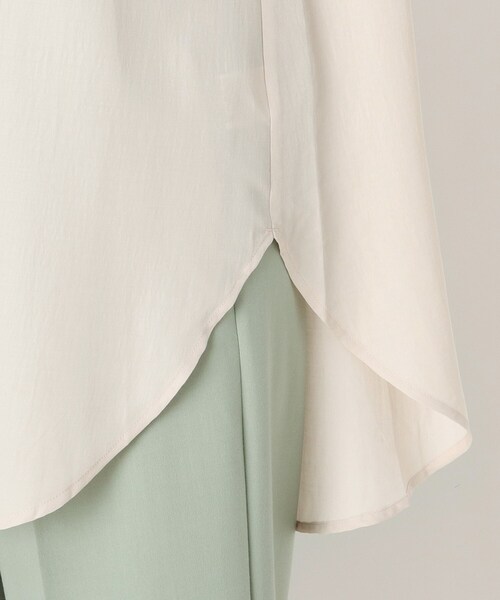 DRESKIP（ドレスキップ）の「◆【2点セット】付け襟×バンドカラーチュニック（チュニック・レディース・ベビーピンク/ブラック/ナチュラル・02/03/04）」の10枚目の写真