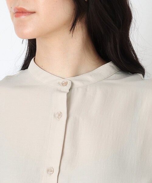 DRESKIP（ドレスキップ）の「◆【2点セット】付け襟×バンドカラーチュニック（チュニック・レディース・ベビーピンク/ブラック/ナチュラル・02/03/04）」の13枚目の写真