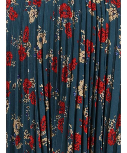 EVRIS（エヴリス）の「フラワープリントランダムプリーツスカート（スカート・レディース・ブラック/オレンジ/ブルー・FREE）」の15枚目の写真