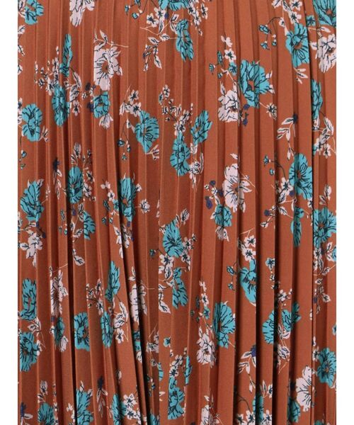 EVRIS（エヴリス）の「フラワープリントランダムプリーツスカート（スカート・レディース・ブラック/オレンジ/ブルー・FREE）」の16枚目の写真