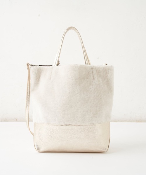 BEARDSLEY(ビアズリー)の「《MARCO MASI》トートバッグ(トートバッグ・レディース・ホワイト・FREE)」の4枚目の写真