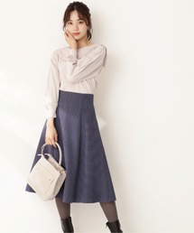 PROPORTION BODY DRESSING | ライトツイードハイウエストフレアスカート / 1211220912(スカート)