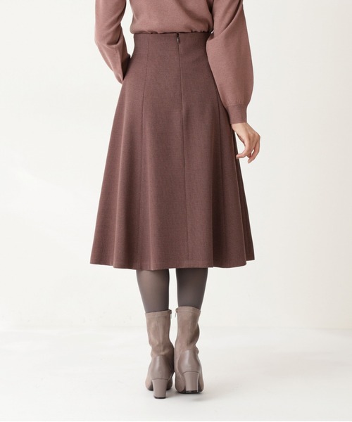 PROPORTION BODY DRESSING（プロポーションボディドレッシング）の「ライトツイードハイウエストフレアスカート / 1211220912（スカート・レディース・ブルー/ブラウン・X-SMALL/MEDIUM/SMALL）」の6枚目の写真