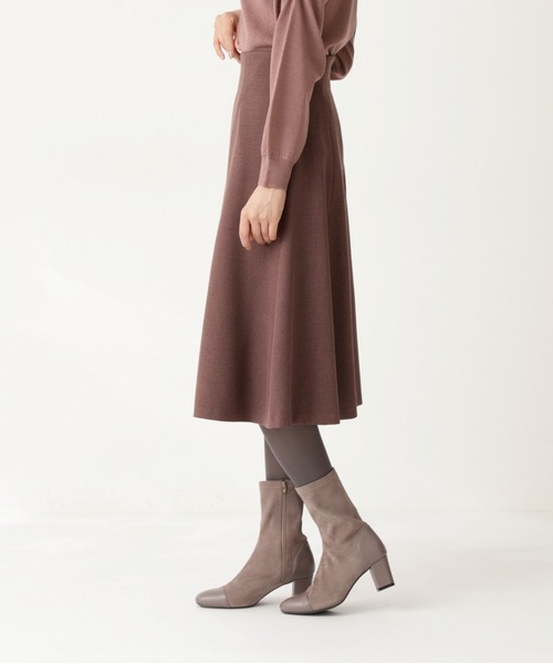 PROPORTION BODY DRESSING（プロポーションボディドレッシング）の「ライトツイードハイウエストフレアスカート / 1211220912（スカート・レディース・ブルー/ブラウン・X-SMALL/MEDIUM/SMALL）」の3枚目の写真