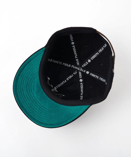 EBBETS FIELD FLANNEL(エベッツフィールドフランネル)の「【別注】 <EBBETS FIELD FLANNELS> NY CAP/キャップ(キャップ・メンズ・ブラック・FREE)」の6枚目の写真