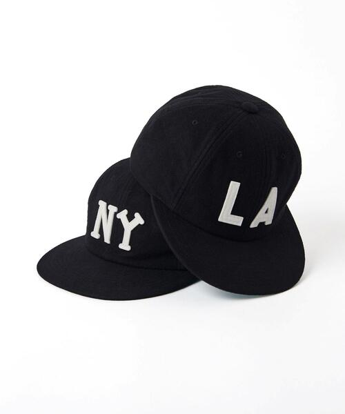 EBBETS FIELD FLANNEL(エベッツフィールドフランネル)の「【別注】 <EBBETS FIELD FLANNELS> NY CAP/キャップ(キャップ・メンズ・ブラック・FREE)」の7枚目の写真