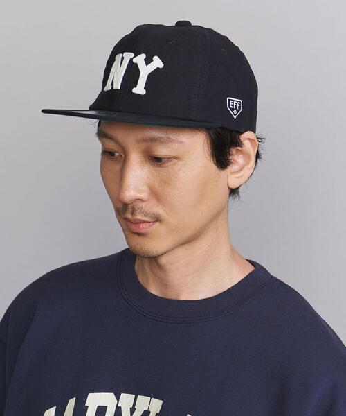 EBBETS FIELD FLANNEL(エベッツフィールドフランネル)の「【別注】 <EBBETS FIELD FLANNELS> NY CAP/キャップ(キャップ・メンズ・ブラック・FREE)」の9枚目の写真