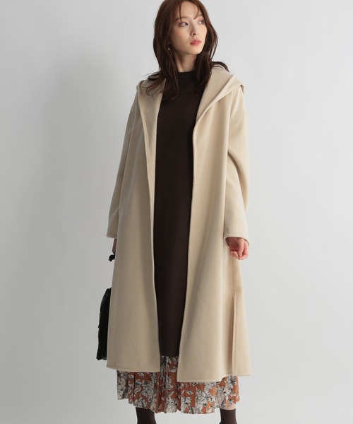 Andemiu（アンデミュウ）の「フードドロストガウンコート228382（その他アウター・レディース・ブラウン/ブルー/アイボリー・FREE）」の22枚目の写真