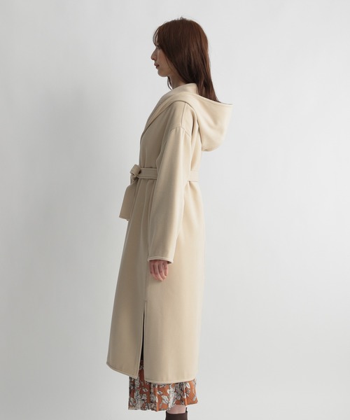 Andemiu（アンデミュウ）の「フードドロストガウンコート228382（その他アウター・レディース・ブラウン/ブルー/アイボリー・FREE）」の17枚目の写真