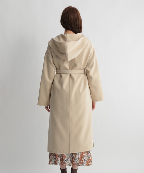 Andemiu（アンデミュウ）の「フードドロストガウンコート228382（その他アウター・レディース・ブラウン/ブルー/アイボリー・FREE）」の11枚目の写真