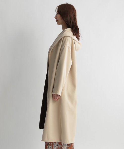 Andemiu（アンデミュウ）の「フードドロストガウンコート228382（その他アウター・レディース・ブラウン/ブルー/アイボリー・FREE）」の14枚目の写真