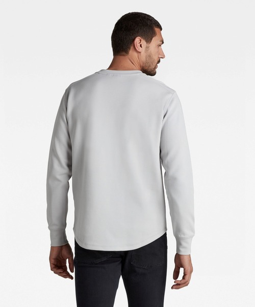 G-STAR（ジースター）の「LASH SWEATER/スウェット/ワンポイント（スウェット・メンズ・ライトグレー/グリーン系その他/ブラウン系その他・MEDIUM/X-LARGE/X-SMALL/SMALL/LARGE）」の5枚目の写真