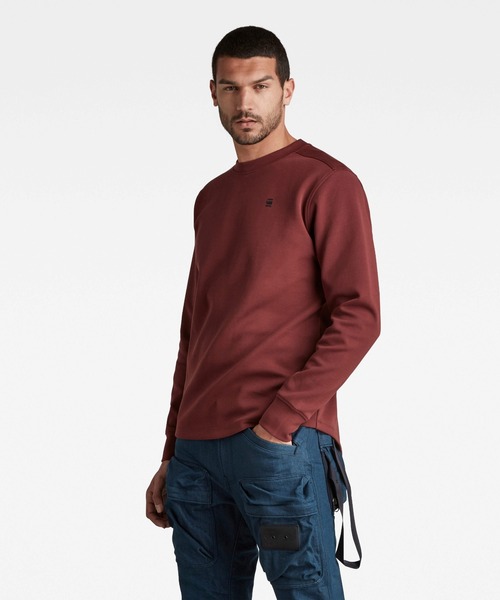 G-STAR（ジースター）の「LASH SWEATER/スウェット/ワンポイント（スウェット・メンズ・ライトグレー/グリーン系その他/ブラウン系その他・MEDIUM/X-LARGE/X-SMALL/SMALL/LARGE）」の9枚目の写真