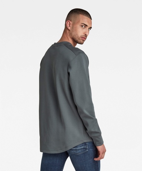 G-STAR（ジースター）の「LASH SWEATER/スウェット/ワンポイント（スウェット・メンズ・ライトグレー/グリーン系その他/ブラウン系その他・MEDIUM/X-LARGE/X-SMALL/SMALL/LARGE）」の15枚目の写真