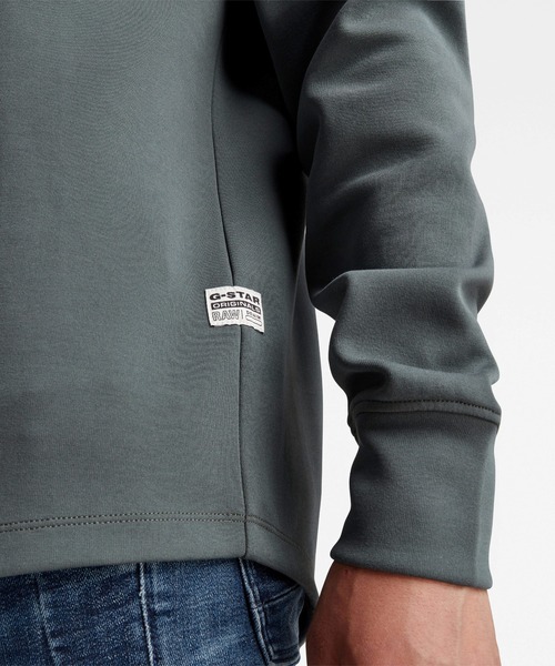 G-STAR（ジースター）の「LASH SWEATER/スウェット/ワンポイント（スウェット・メンズ・ライトグレー/グリーン系その他/ブラウン系その他・MEDIUM/X-LARGE/X-SMALL/SMALL/LARGE）」の16枚目の写真