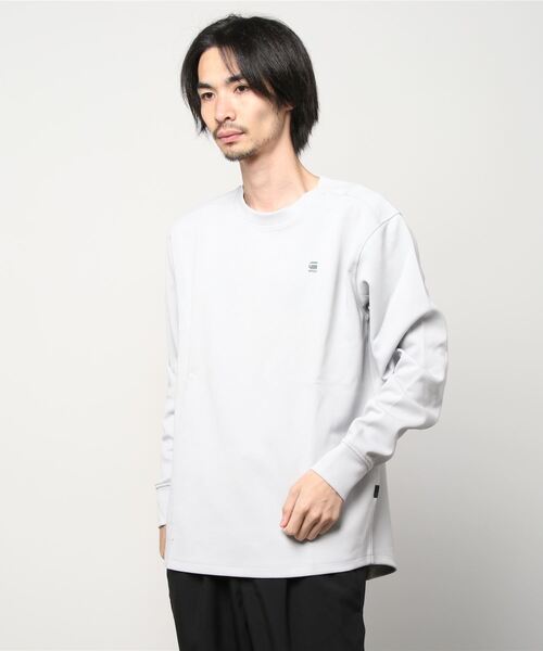 G-STAR（ジースター）の「LASH SWEATER/スウェット/ワンポイント（スウェット・メンズ・ライトグレー/グリーン系その他/ブラウン系その他・MEDIUM/X-LARGE/X-SMALL/SMALL/LARGE）」の19枚目の写真