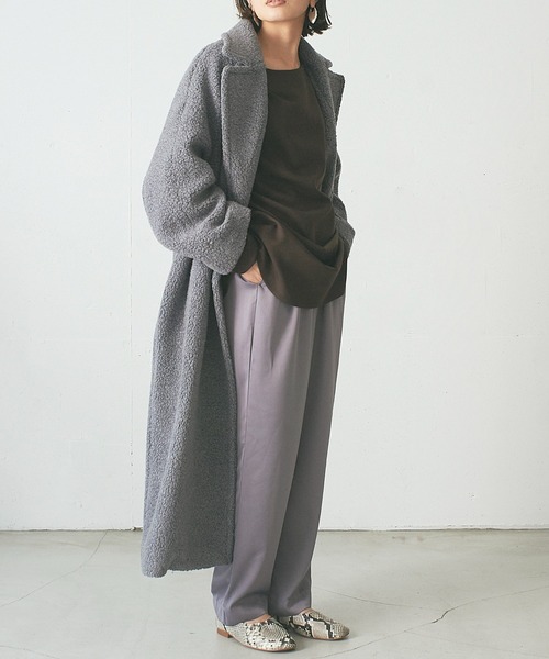 OUTERSUNSET（アウターサンセット）の「satin easy pants（その他パンツ・レディース・パープル/グリーン・FREE）」の12枚目の写真