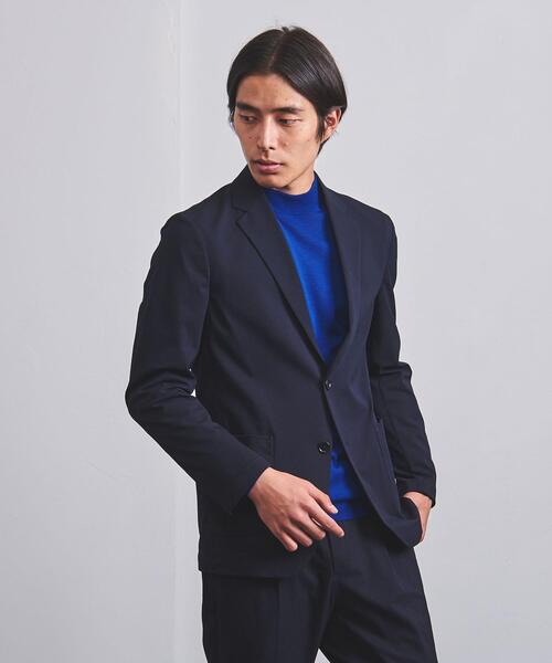 UNITED ARROWS（ユナイテッドアローズ）の「＜UNITED ARROWS "COZY"＞ ファンクション ドビー 2ボタン ジャケット（テーラードジャケット・メンズ・ダークグレー/ネイビー・S/M/L/XL）」の7枚目の写真