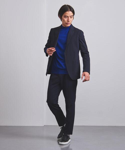 UNITED ARROWS（ユナイテッドアローズ）の「＜UNITED ARROWS "COZY"＞ ファンクション ドビー 2ボタン ジャケット（テーラードジャケット・メンズ・ダークグレー/ネイビー・S/M/L/XL）」の10枚目の写真