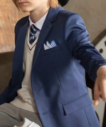 ショパン　ケーブルニットベスト付きブリティッシュスーツセット 140 CHOPIN（ショパン）の「ケーブルニットベスト付きブリティッシュスーツ