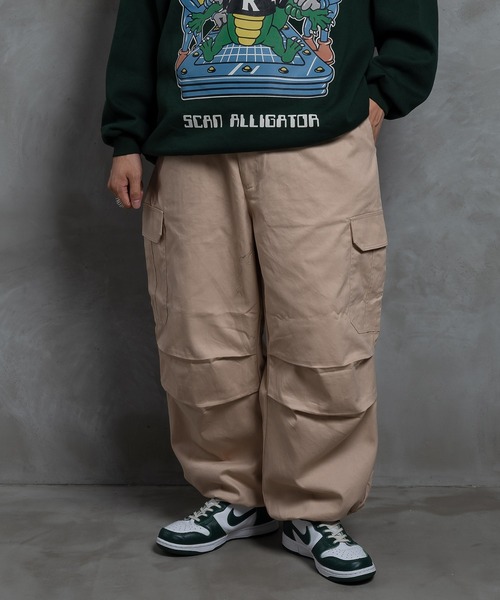 kutir（クティール）の「裾絞りミリタリーカーゴパンツ（カーゴパンツ・メンズ・ホワイト/ベージュ/ダークグリーン・SMALL/MEDIUM/LARGE）」の12枚目の写真