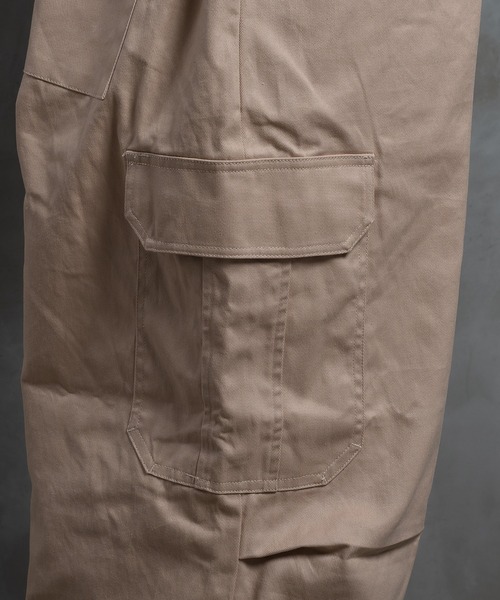 kutir（クティール）の「裾絞りミリタリーカーゴパンツ（カーゴパンツ・メンズ・ホワイト/ベージュ/ダークグリーン・SMALL/MEDIUM/LARGE）」の7枚目の写真