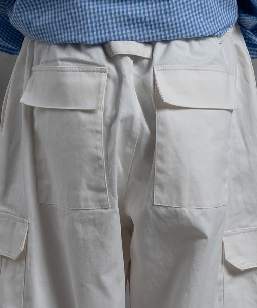 kutir（クティール）の「裾絞りミリタリーカーゴパンツ（カーゴパンツ・メンズ・ホワイト/ベージュ/ダークグリーン・SMALL/MEDIUM/LARGE）」の11枚目の写真