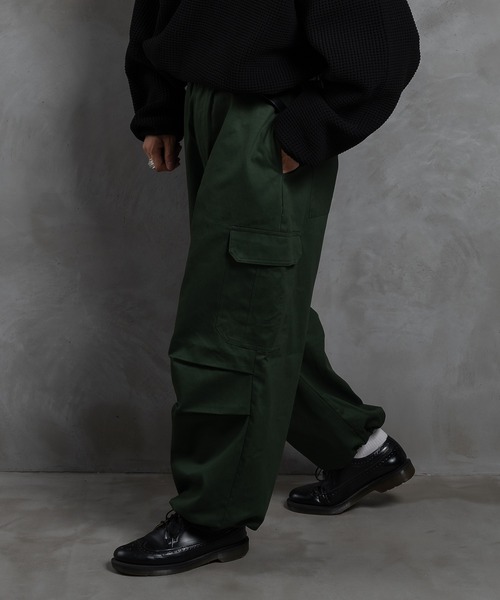 kutir（クティール）の「裾絞りミリタリーカーゴパンツ（カーゴパンツ・メンズ・ホワイト/ベージュ/ダークグリーン・SMALL/MEDIUM/LARGE）」の14枚目の写真