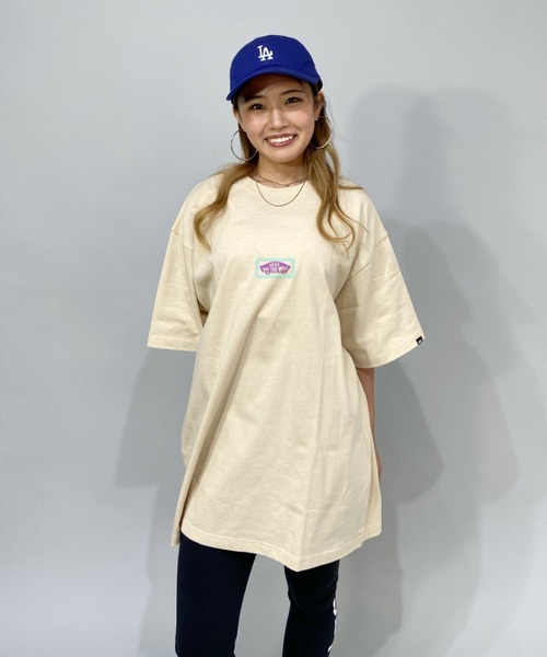 VANS(バンズ)の「【ムラサキスポーツ別注】VANS/バンズ ビッグシルエット/オーバーサイズ/スケートネオンカラーロゴTシャツ 122H3010323(Tシャツ/カットソー・レディース・ベージュ/ブラック/パープル/ホワイト・S/M)」の13枚目の写真