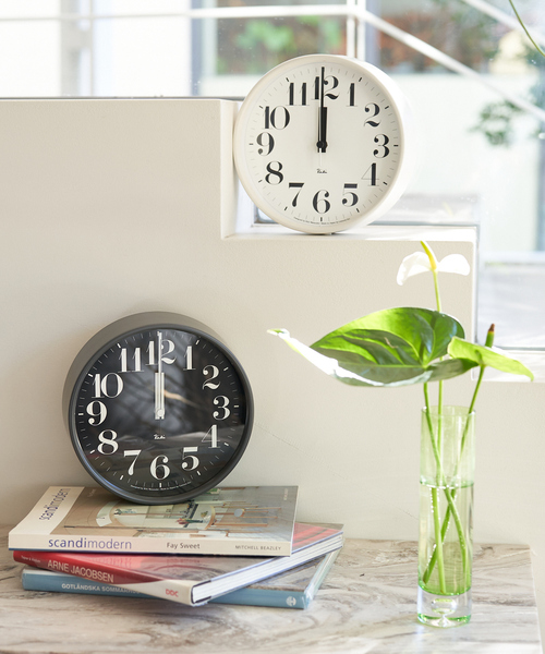 collex（コレックス）の「【LEMNOS/レムノス】RIKI STEEL CLOCK 掛け時計（掛け時計・レディース・ホワイト/ブラック・フリー）」の3枚目の写真