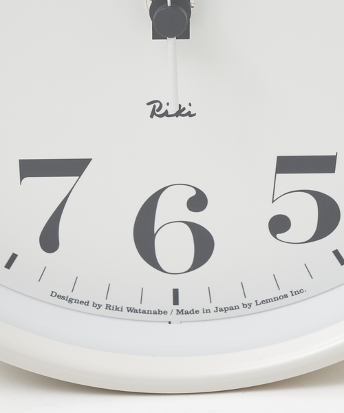 collex（コレックス）の「【LEMNOS/レムノス】RIKI STEEL CLOCK 掛け時計（掛け時計・レディース・ホワイト/ブラック・フリー）」の17枚目の写真