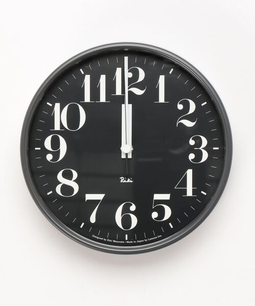collex（コレックス）の「【LEMNOS/レムノス】RIKI STEEL CLOCK 掛け時計（掛け時計・レディース・ホワイト/ブラック・フリー）」の8枚目の写真