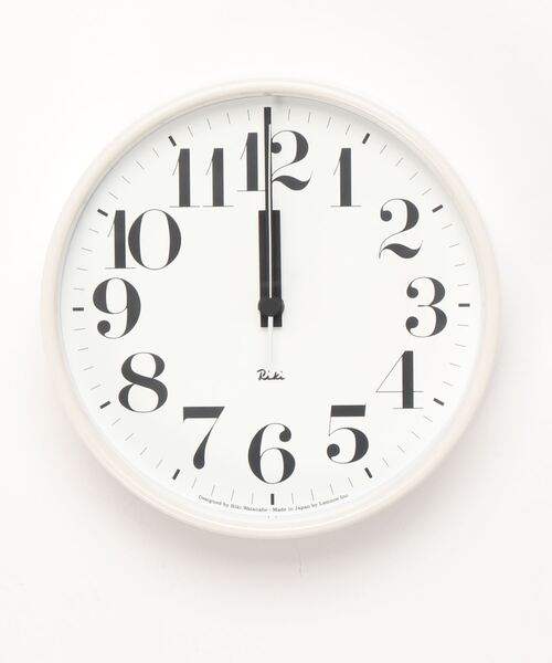 collex（コレックス）の「【LEMNOS/レムノス】RIKI STEEL CLOCK 掛け時計（掛け時計・レディース・ホワイト/ブラック・フリー）」の9枚目の写真