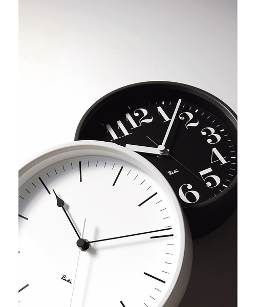 collex（コレックス）の「【LEMNOS/レムノス】RIKI STEEL CLOCK 掛け時計（掛け時計・レディース・ホワイト/ブラック・フリー）」の4枚目の写真