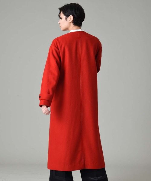RAW FUDGE（ローファッジ）の「マルチWAYケープコート（ノーカラーコート・レディース・ブラック/レッド・M）」の17枚目の写真