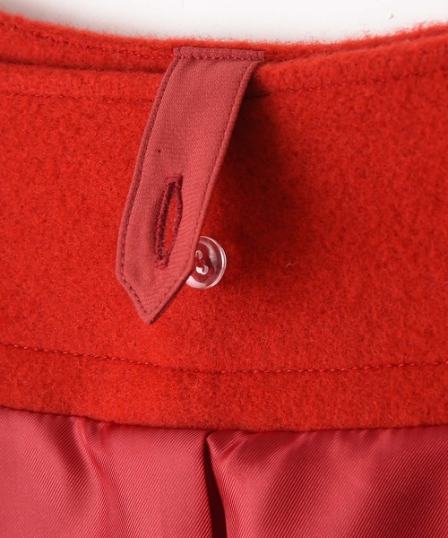 RAW FUDGE（ローファッジ）の「マルチWAYケープコート（ノーカラーコート・レディース・ブラック/レッド・M）」の22枚目の写真