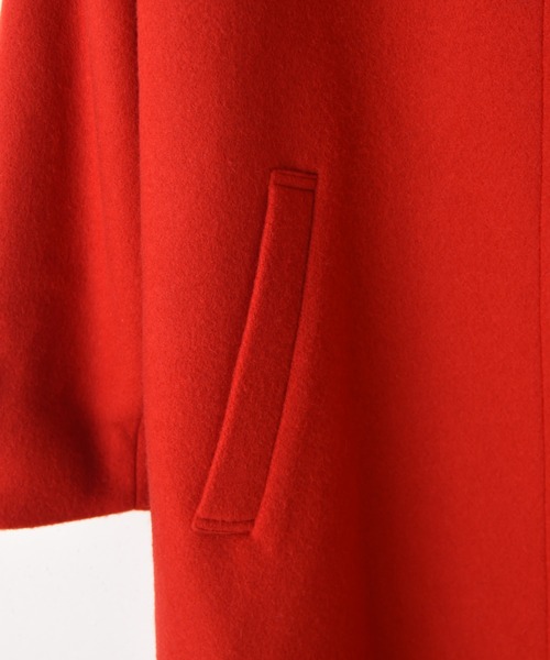 RAW FUDGE（ローファッジ）の「マルチWAYケープコート（ノーカラーコート・レディース・ブラック/レッド・M）」の5枚目の写真