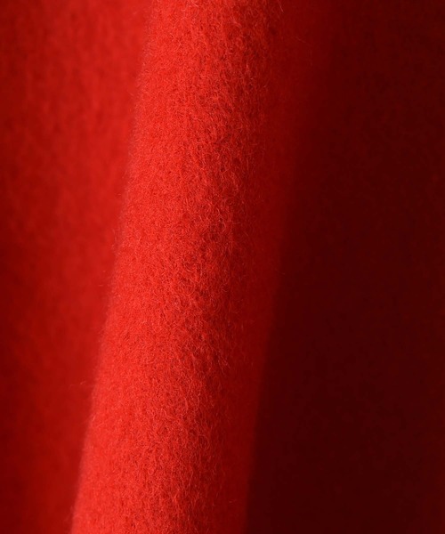 RAW FUDGE（ローファッジ）の「マルチWAYケープコート（ノーカラーコート・レディース・ブラック/レッド・M）」の19枚目の写真