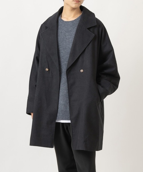 SlashDate（スラッシュデイト）の「メルトンダブルチェスターコート/ビッグシルエット（チェスターコート）」 - WEAR