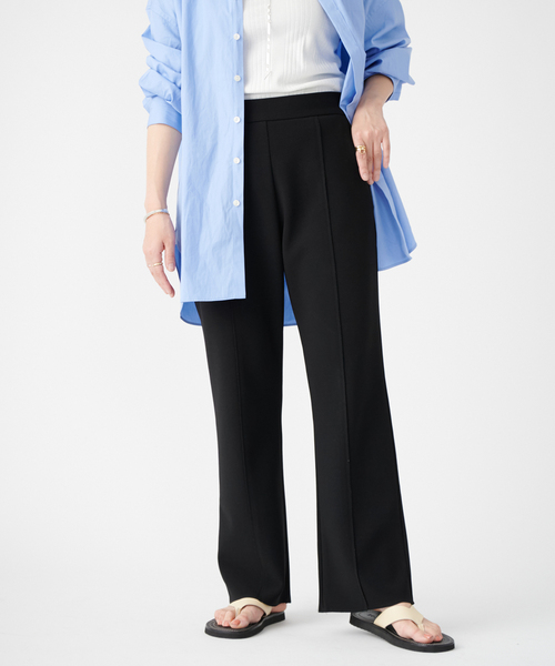 JOURNAL STANDARD(ジャーナルスタンダード)の「クレープストレッチラインパンツ◆(その他パンツ・レディース・ベージュ/ブラック・36/38)」の10枚目の写真