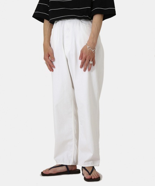 marka（マーカ）の「marka / マーカ：COCOON FIT JEANS - 10oz ORGANIC COTTON DENIM -：M22A-03PT02C[COR]（デニムパンツ・メンズ・ホワイト/インディゴブルー・1/2/3）」の11枚目の写真