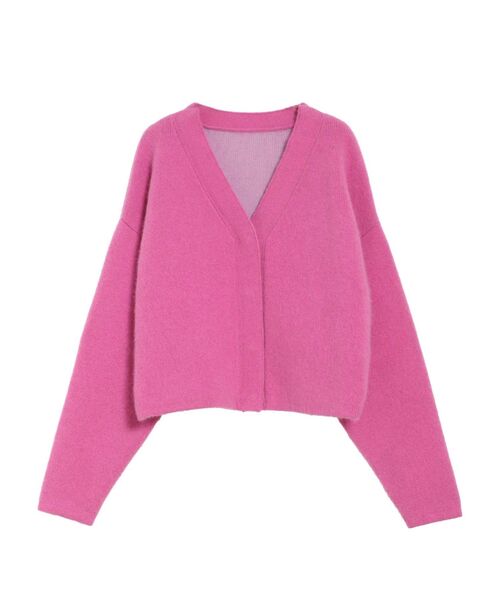 ELENDEEK（エレンディーク）の「フォックスミックスWフェイス2WAYニット（ニット/セーター・レディース・ベージュ/ネイビー/ピンク/イエロー/ブルー/ミント/ベビーピンク・FREE）」の6枚目の写真