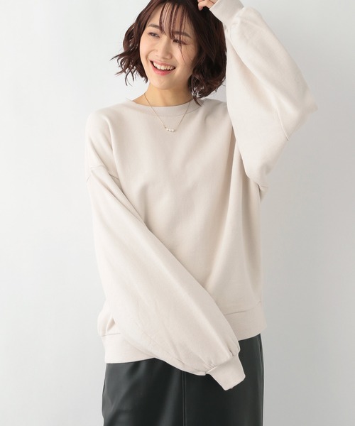 GLOBAL WORK（グローバルワーク）の「スウェードタッチカラースウェット/258845（スウェット・レディース・オフホワイト/ブルー/ライトピンク/グリーン系その他3・FREE）」の16枚目の写真