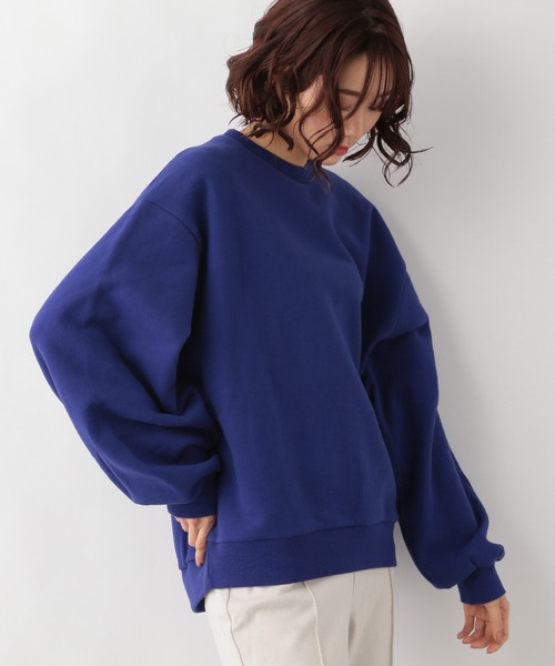 GLOBAL WORK（グローバルワーク）の「スウェードタッチカラースウェット/258845（スウェット・レディース・オフホワイト/ブルー/ライトピンク/グリーン系その他3・FREE）」の13枚目の写真