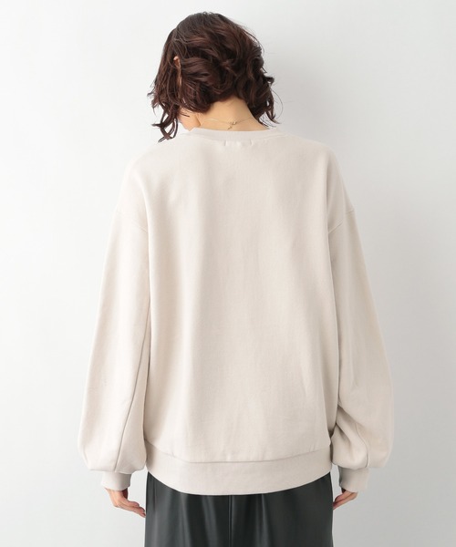 GLOBAL WORK（グローバルワーク）の「スウェードタッチカラースウェット/258845（スウェット・レディース・オフホワイト/ブルー/ライトピンク/グリーン系その他3・FREE）」の6枚目の写真