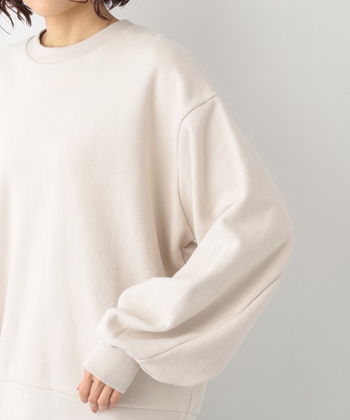 GLOBAL WORK（グローバルワーク）の「スウェードタッチカラースウェット/258845（スウェット・レディース・オフホワイト/ブルー/ライトピンク/グリーン系その他3・FREE）」の9枚目の写真