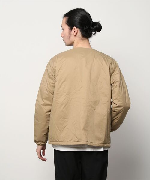 Vincent et Mireille（バンソンエミレイユ）の「VINCENT ET MIREILLE/別注NO-COLLAR BLZ（ブルゾン・メンズ・ブラック/ベージュ・S/M/L）」の5枚目の写真